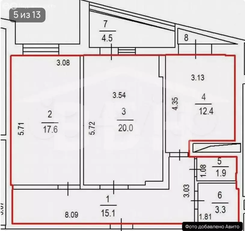 2-комнатная квартира: Воронеж, улица Владимира Невского, 29/1 (70.7 м) - Фото 1