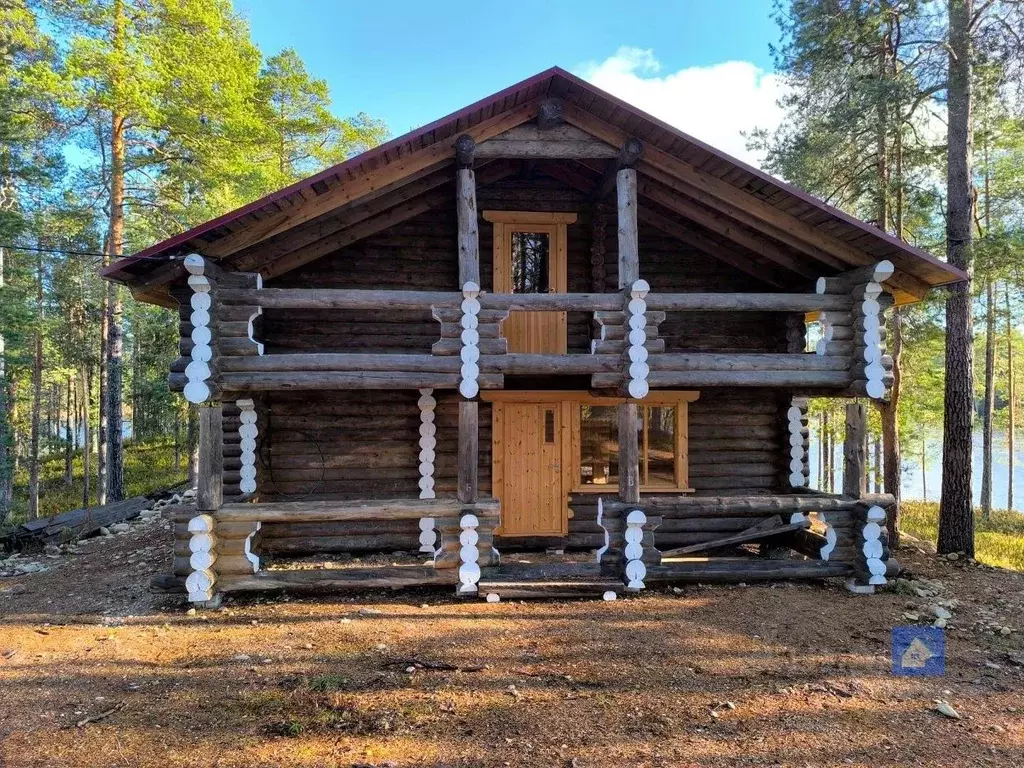 Дом в Карелия, Лоухский район, Пяозерский пгт Озерная ул., 15 (169 м) - Фото 0