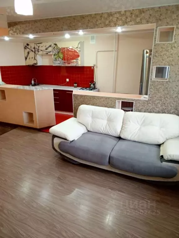 Студия Ивановская область, Иваново ул. 3-я Межевая, 7 (34.0 м) - Фото 1