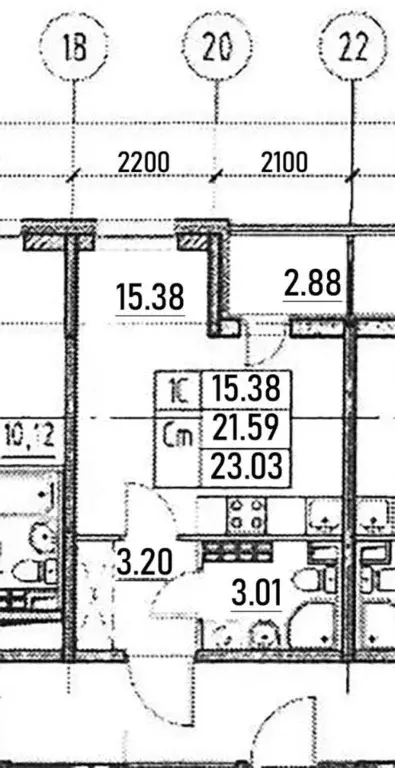 Студия Санкт-Петербург Пулковское ш., 7К2 (21.59 м) - Фото 2