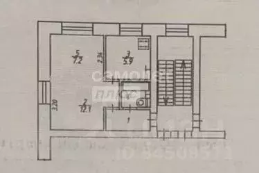 1-к кв. Калужская область, Калуга ул. Марата, 5 (31.5 м) - Фото 2