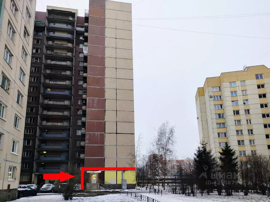 Помещение свободного назначения в Санкт-Петербург ул. Десантников, 22 ... - Фото 2