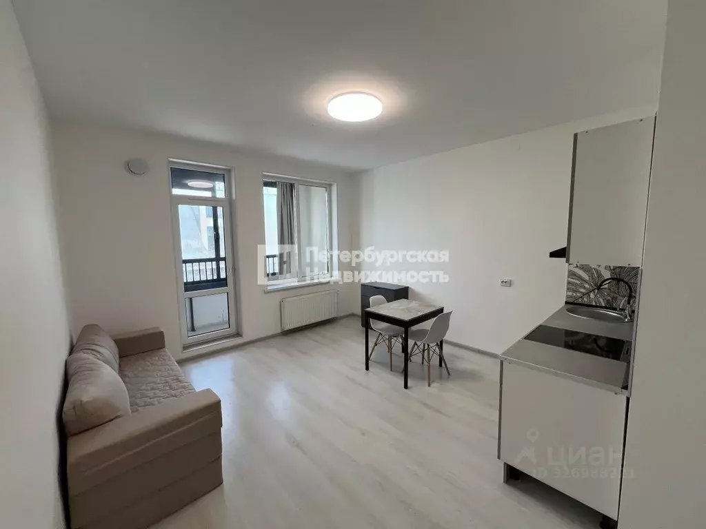 Студия Санкт-Петербург ул. Владимира Пчелинцева, 6к2 (23.8 м) - Фото 2