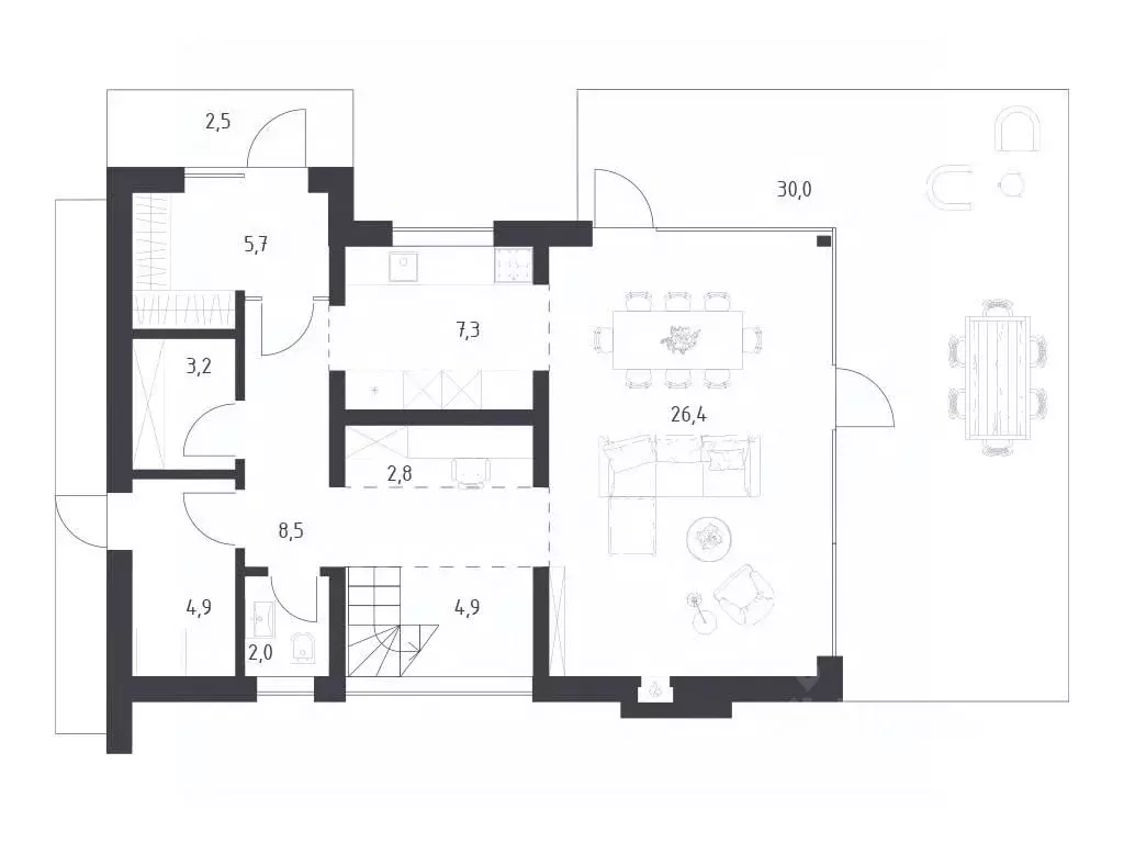 Дом в Тверская область, Калининский муниципальный округ, Порт Эмм ... - Фото 2