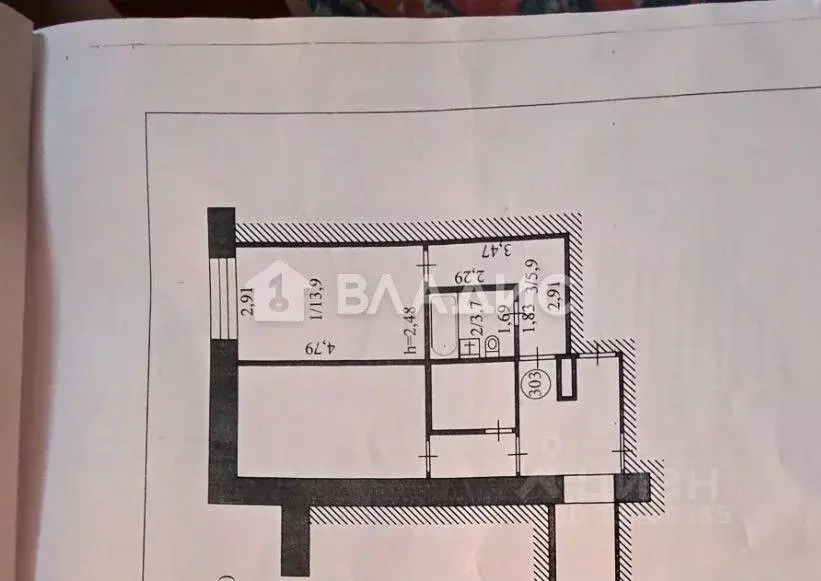 Студия Пермский край, Пермь ул. Луначарского, 26 (23.4 м) - Фото 2