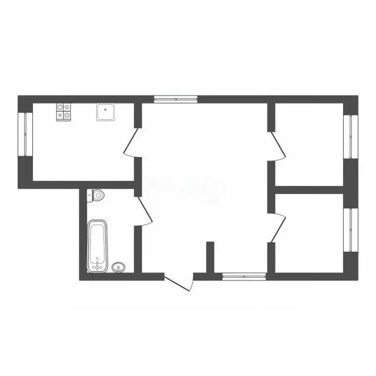 3-к кв. Тульская область, Щекино ул. Строителей, 7 (76.8 м) - Фото 1