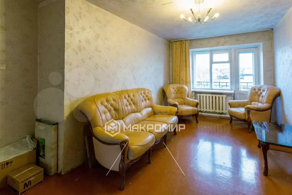 3-к. квартира, 64 м, 2/2 эт. - Фото 1