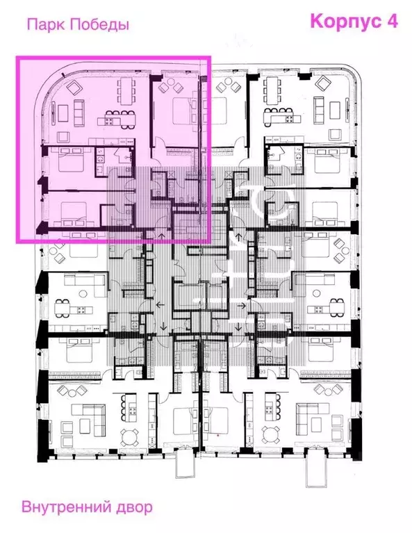 4-к кв. Москва ул. Братьев Фонченко, 1к4 (153.0 м) - Фото 1