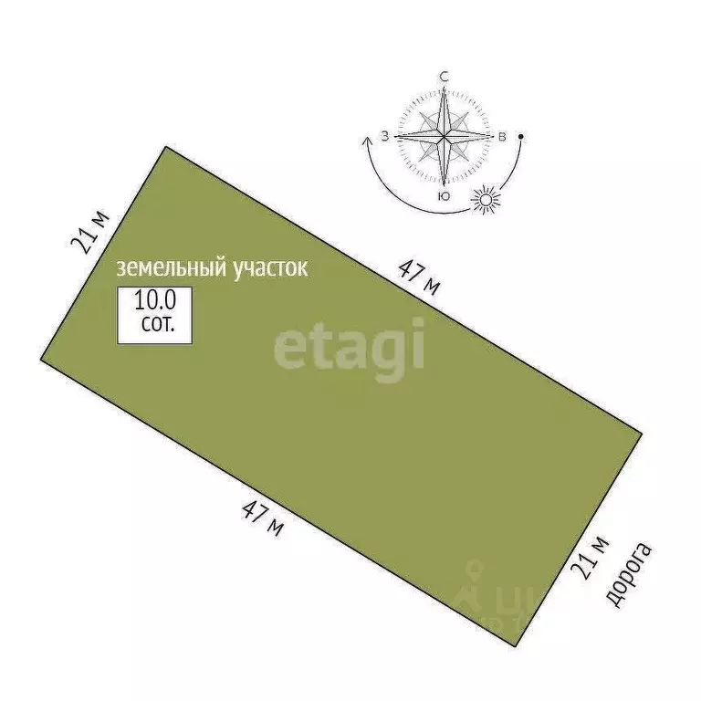 Участок в Коми, Сыктывдинский район, с. Выльгорт  (10.0 сот.) - Фото 2