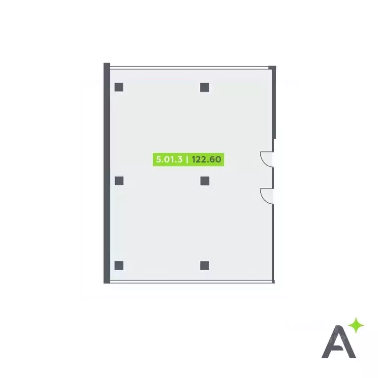 Офис в Санкт-Петербург Московский просп., 65Э (123 м) - Фото 1