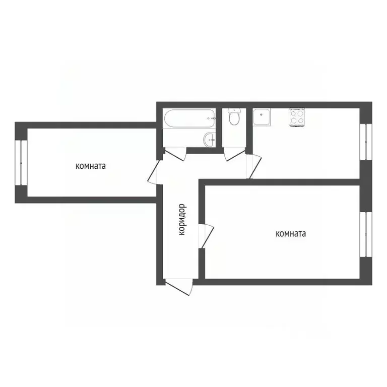 2-к кв. Челябинская область, Миасс просп. Макеева, 52 (57.4 м) - Фото 2