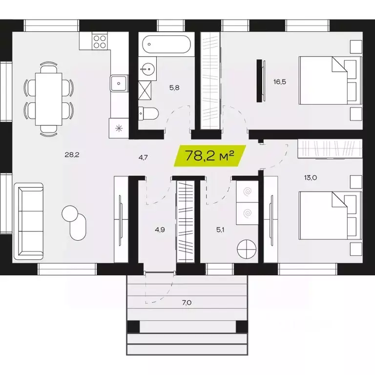 Коттедж в Новосибирская область, Мошковский район, Фридом Вилладж кп 1 ... - Фото 1