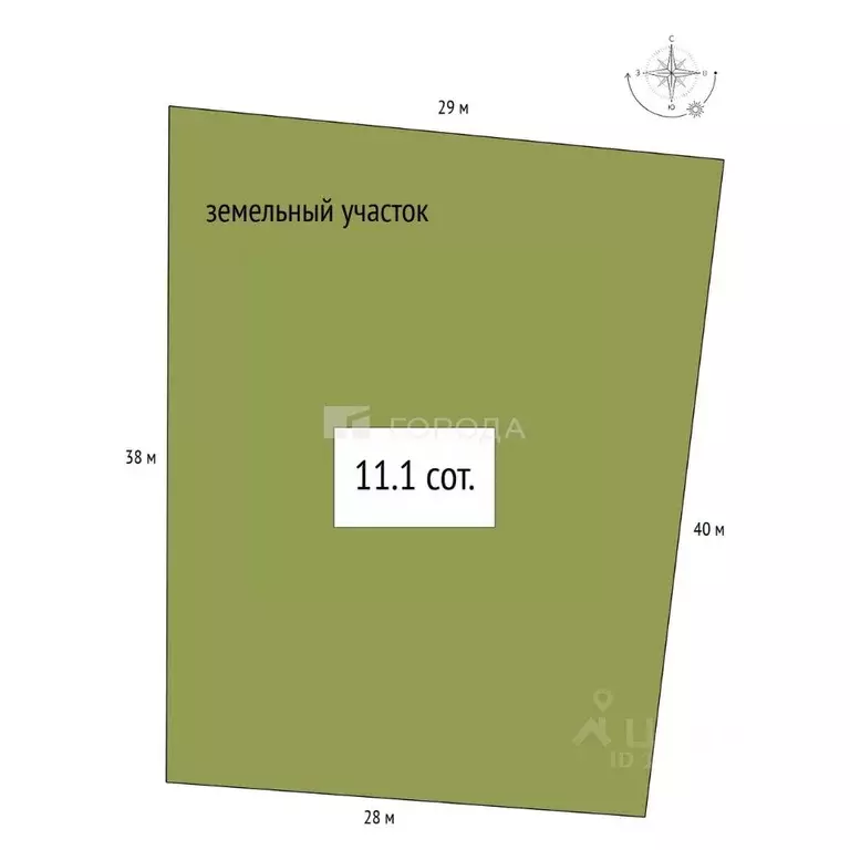 Участок в Крым, Черноморское пгт ул. Сигнальная, 15Д (11.1 сот.) - Фото 2