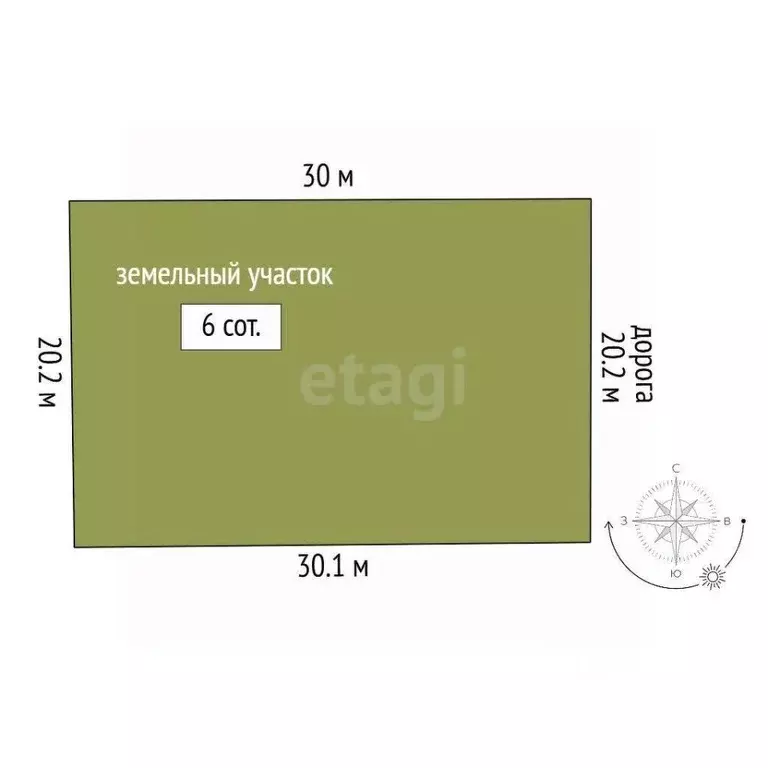 Участок в Крым, Симферопольский район, Николаевка пгт  (6.0 сот.) - Фото 1