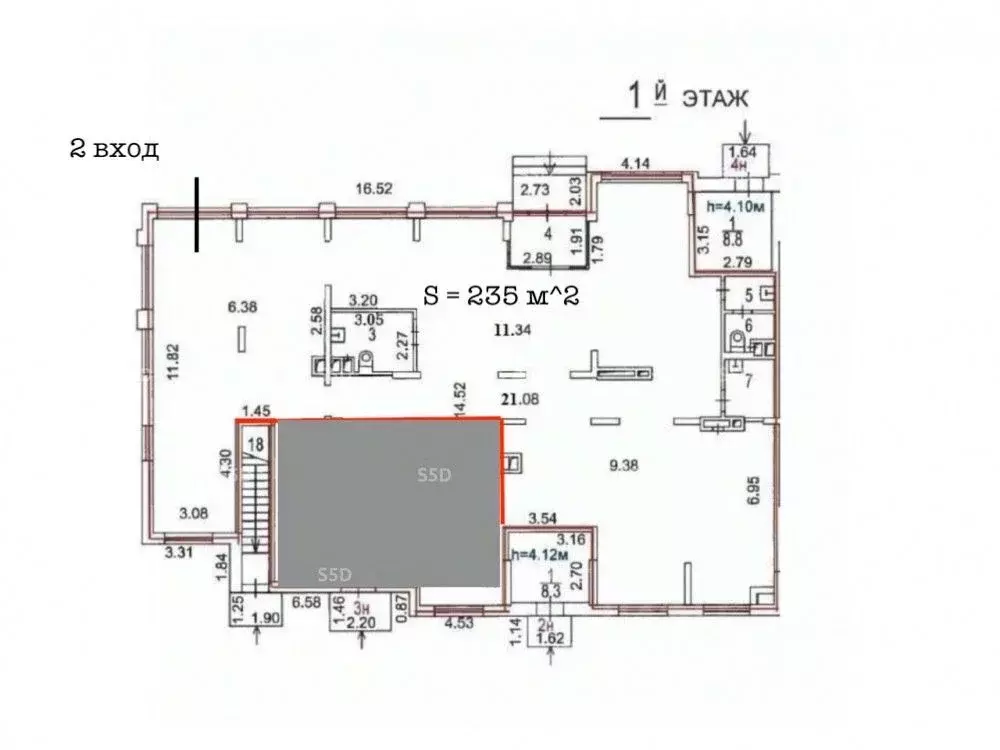 Помещение свободного назначения в Москва Изумрудная ул., 24К1 (235 м) - Фото 2