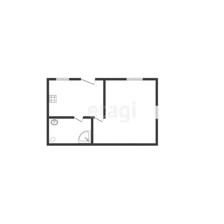 Дом в Энгельс, Совхозная улица, 35 (48 м) - Фото 1