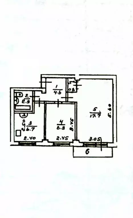 2-к кв. Астраханская область, Астрахань ул. Яблочкова, 25 (41.2 м) - Фото 1