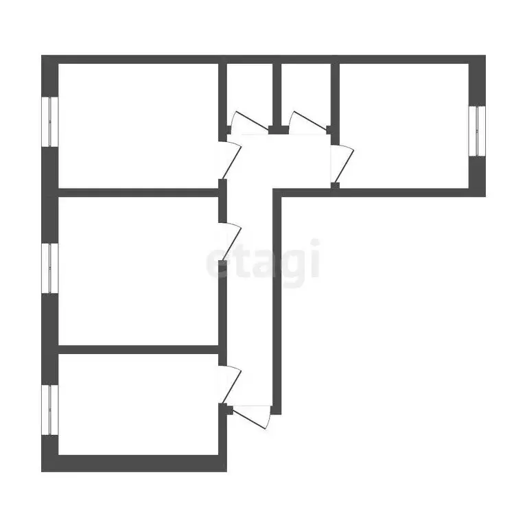 3-комнатная квартира: Томск, Советская улица, 99 (63.8 м) - Фото 1