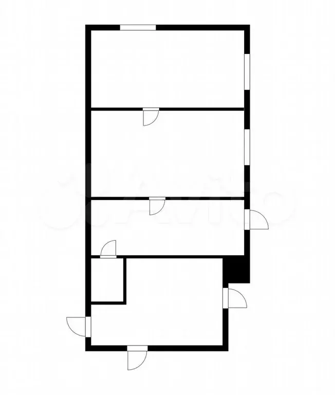 2-к. квартира, 29 м, 1/1 эт. - Фото 0