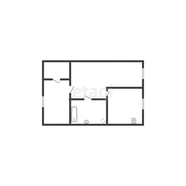 1-комнатная квартира: Алексеевка, Слободская улица, 35 (27.4 м) - Фото 1