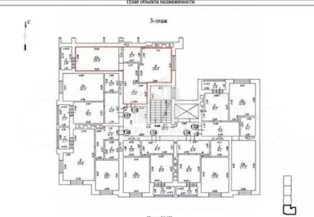1-к кв. Калининградская область, Калининград Суздальская ул., 22 (48.0 ... - Фото 2