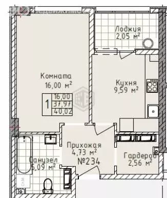 1-комнатная квартира: Севастополь, улица Братьев Манганари, 28 (40 м) - Фото 1