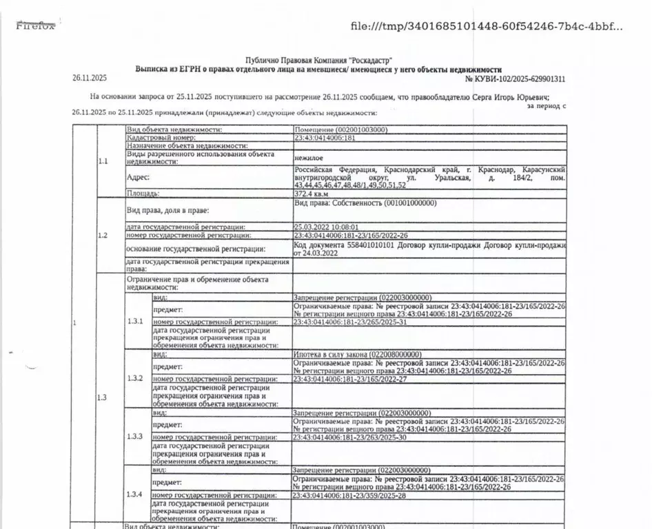 Помещение свободного назначения в Краснодарский край, Краснодар ... - Фото 1