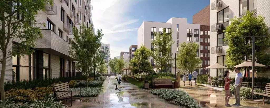 Студия Московская область, Красногорск Опалиха мкр, Никольский Квартал ... - Фото 1