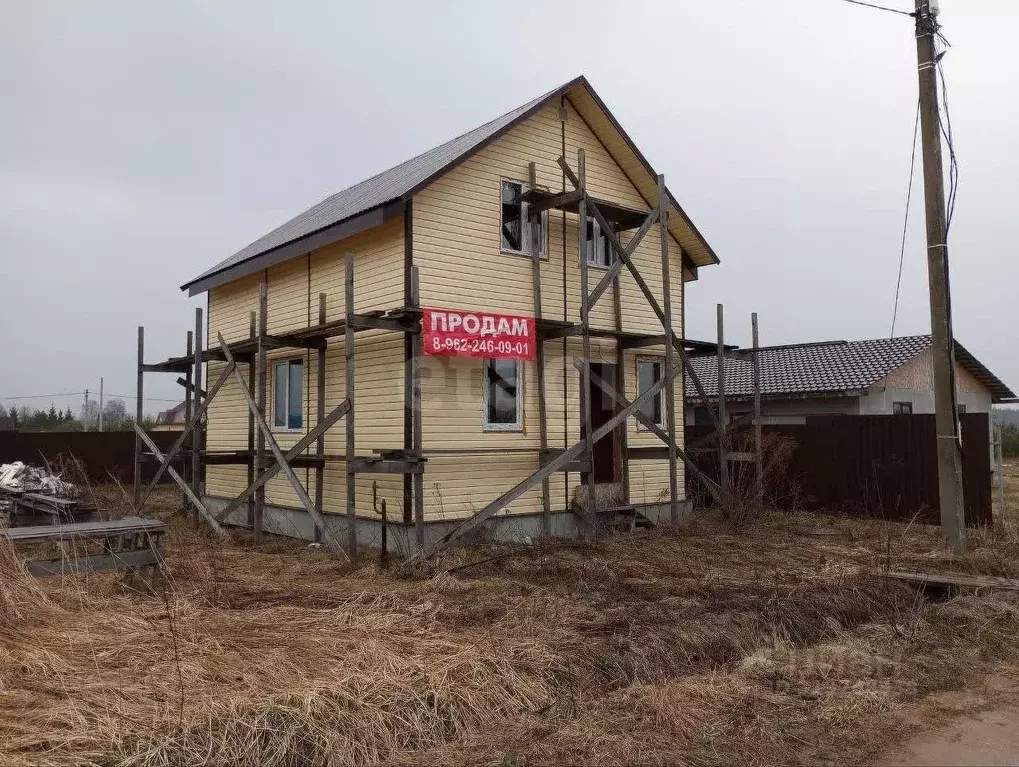 Дом в Тверская область, Калининский муниципальный округ, д. Князево ... - Фото 0