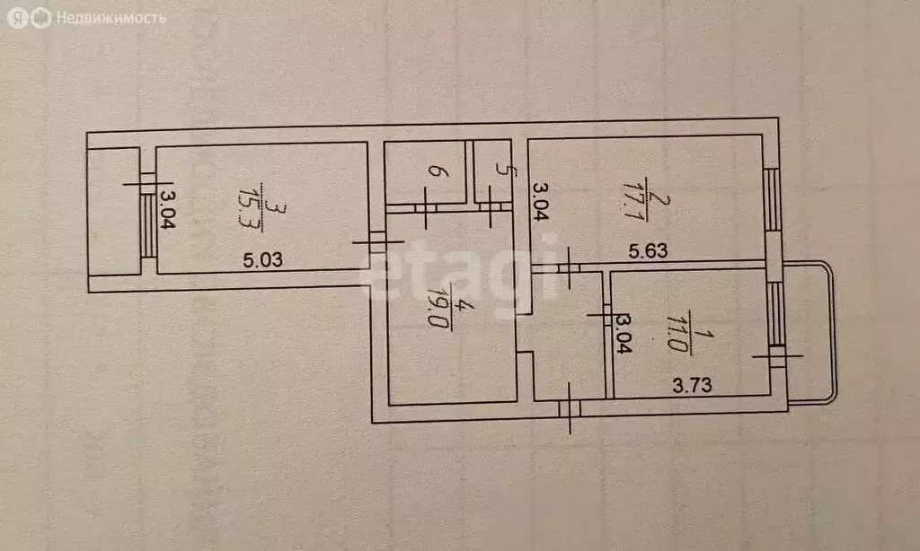 2-комнатная квартира: Махачкала, проспект Гамидова, 49к4 (76 м) - Фото 1