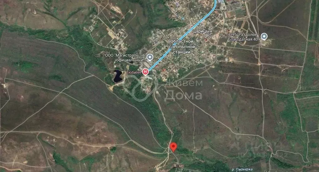 Участок в Волгоградская область, Городищенский район, Царицынское ... - Фото 0