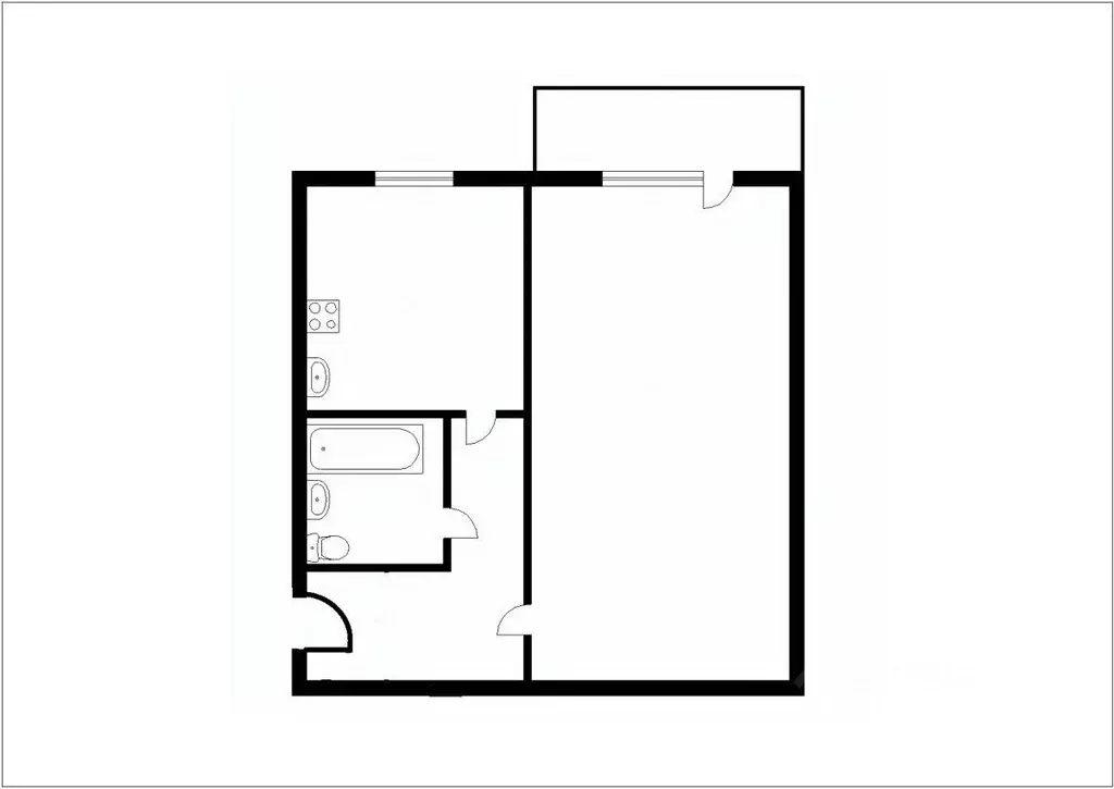 1-к кв. Кемеровская область, Таштагол ул. Мира, 35 (29.6 м) - Фото 2