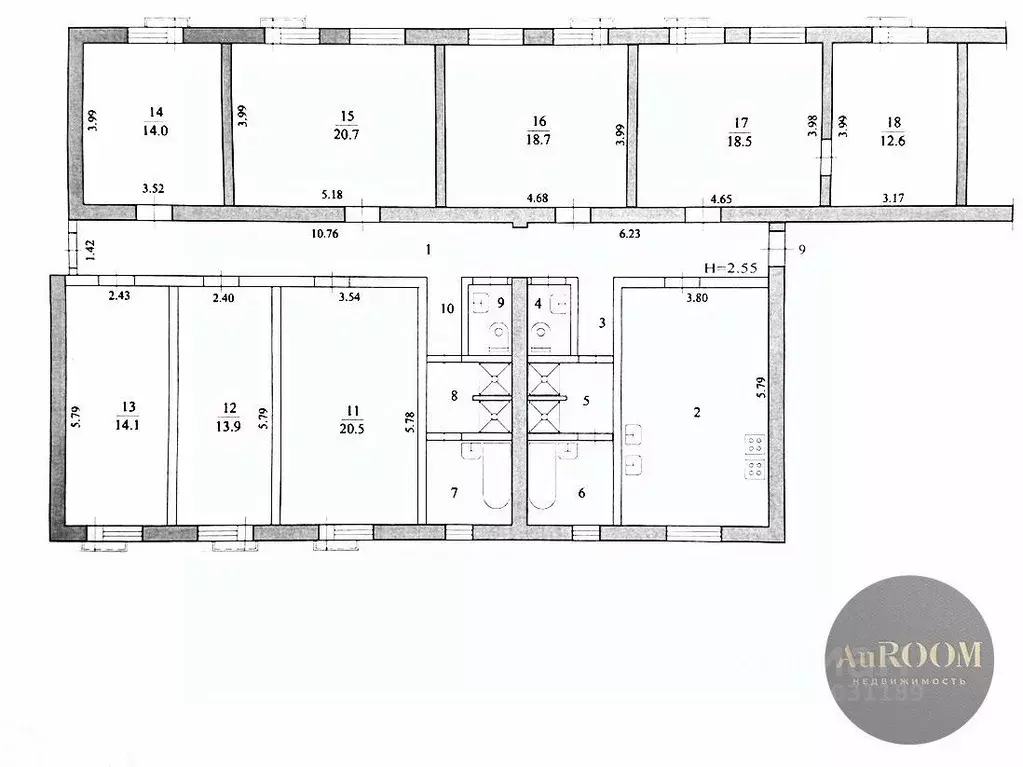 Комната Волгоградская область, Волжский просп. Имени Ленина, 401А ... - Фото 2