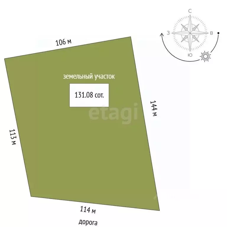 Участок в Севастополь Балаклавский р-н, Орлиновский муниципальный ... - Фото 2