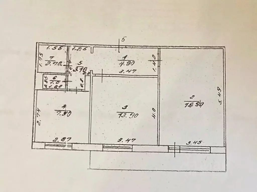2-к кв. Оренбургская область, Оренбург ул. Джангильдина, 2/1 (53.0 м) - Фото 1