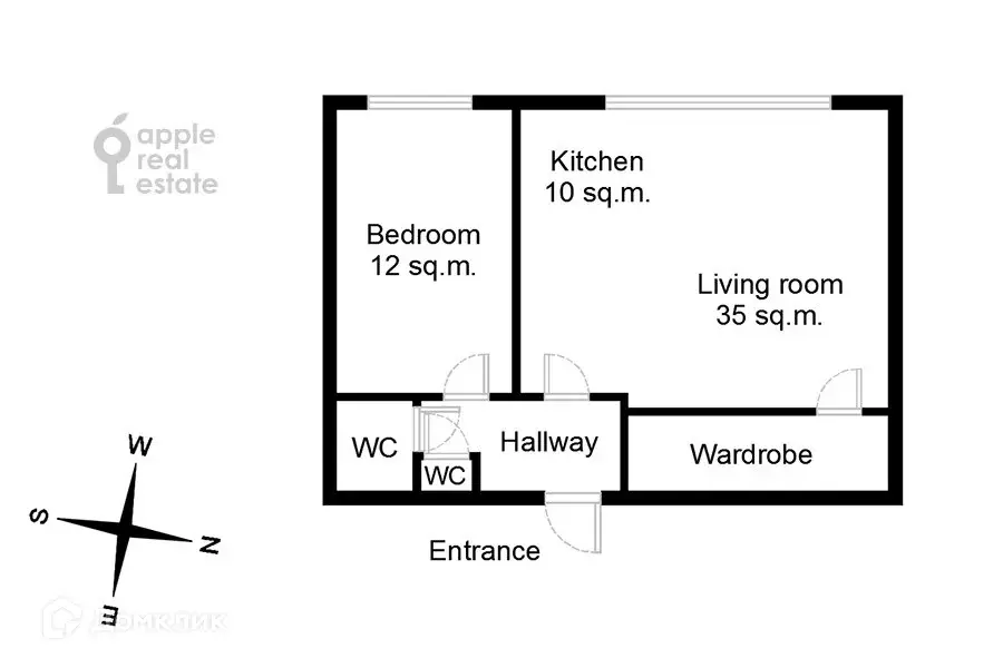 Продаётся 2-к квартира, 66 м - Фото 1