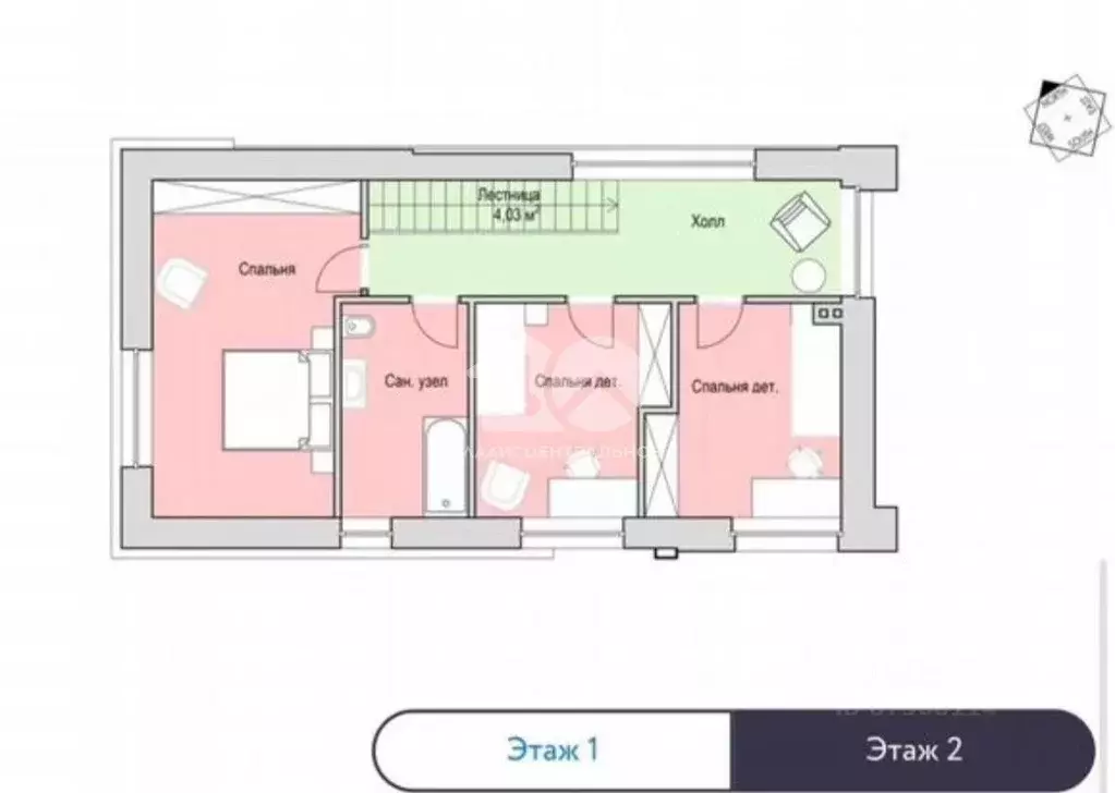 Дом в Новосибирская область, Новосибирский район, Криводановский ... - Фото 2