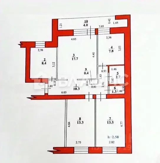 4-к кв. Башкортостан, Стерлитамак ул. Артема, 63 (79.4 м) - Фото 2