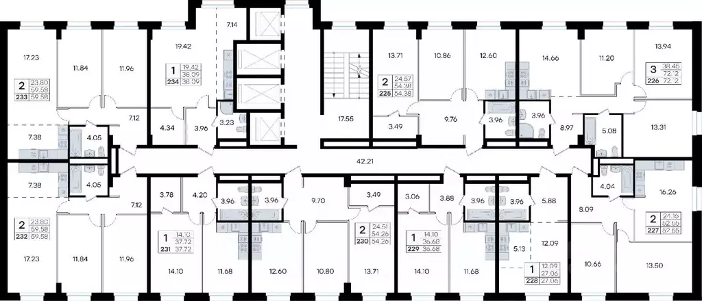 1-к кв. Приморский край, Владивосток ул. Тухачевского, 80 (37.72 м) - Фото 2