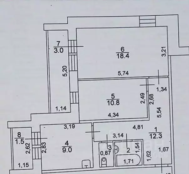 2-к кв. Татарстан, Набережные Челны бул. Имени Хусаина Ямашева, 28 ... - Фото 1