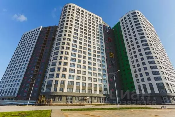 Студия Башкортостан, Уфа Дема жилрайон, Экогород Яркий мкр, ул. ... - Фото 1