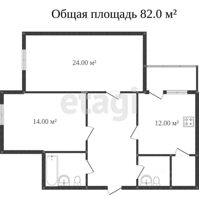 3-к кв. Воронежская область, Воронеж ул. 45-й Стрелковой Дивизии, 223 ... - Фото 1