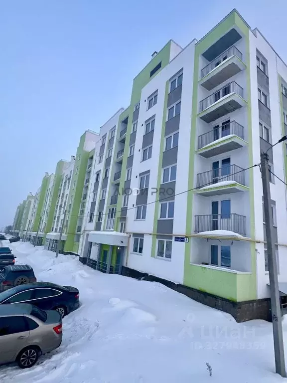 1-к кв. Башкортостан, Уфимский район, с. Миловка проезд Северный, 3 ... - Фото 1