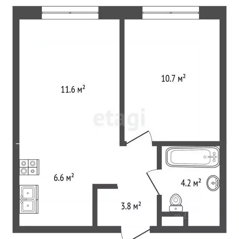 1-к кв. Москва ул. Разведчика Дейча (36.9 м) - Фото 2