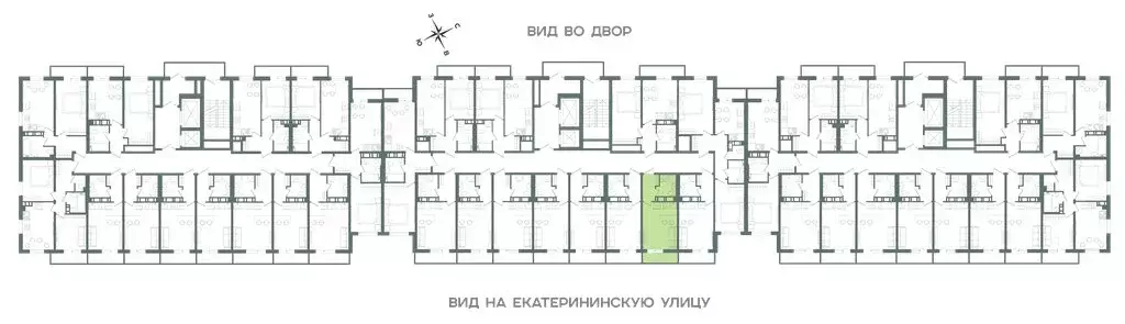 1-комнатная квартира: Мурино, Екатерининская улица, 11 (20 м) - Фото 1