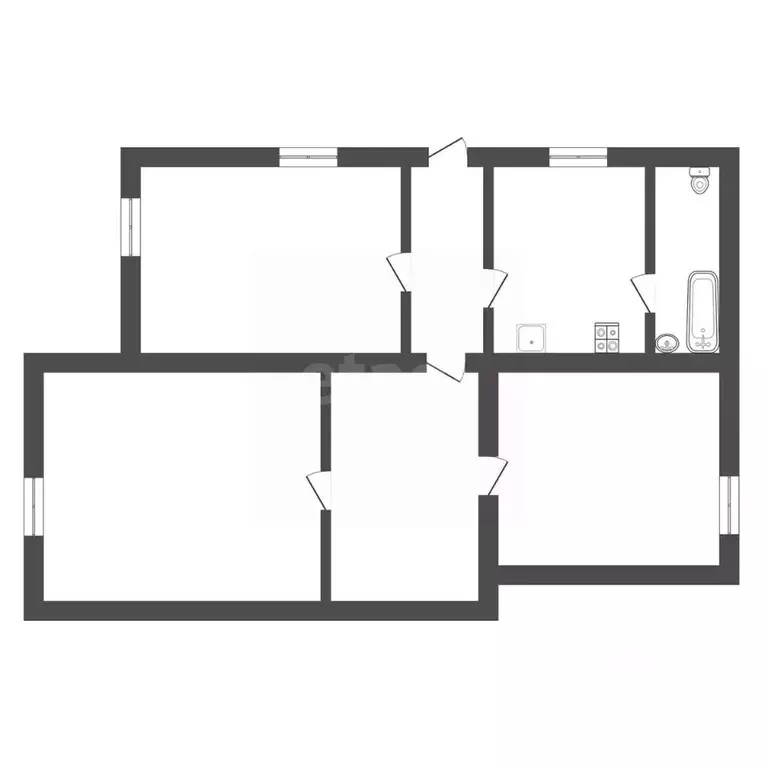 Дом в Тульская область, Тула пос. Скуратовский, пос. 1-й Западный, ул. ... - Фото 2