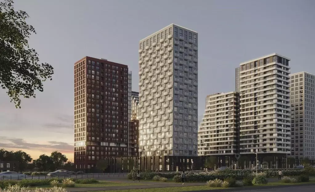 2-к кв. Пензенская область, Пенза Центральный квартал Скала Сити жилой ... - Фото 2