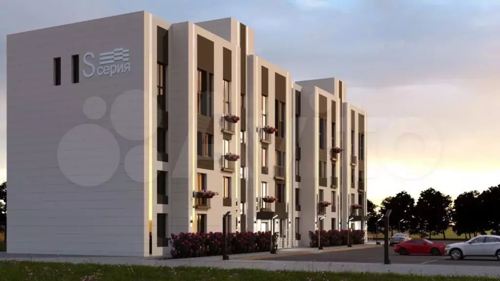 2-к. квартира, 65,9 м, 2/4 эт. - Фото 1