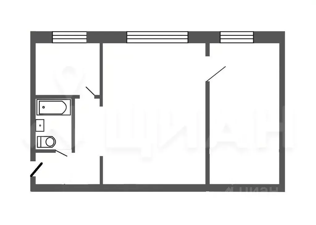 2-к кв. Владимирская область, Ковров ул. Блинова, 76 (45.8 м) - Фото 2