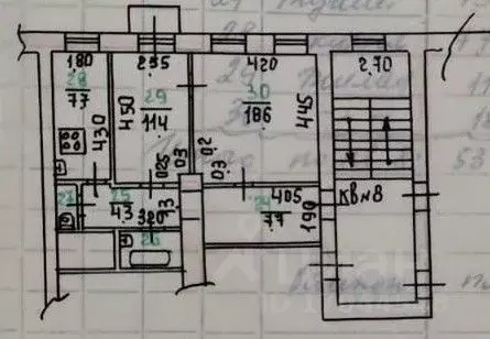 2-к кв. Орловская область, Орел Почтовый пер., 16 (53.4 м) - Фото 2